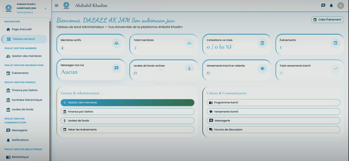 Capture d’écran du site BAAXIL-XADIIM — plateforme Ahibahil Khadim